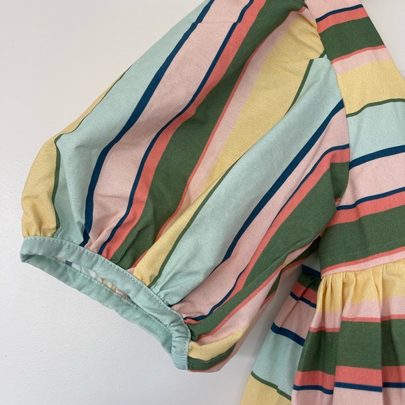 The Middle Daughter Striped Cotton Puff Sleeve Dress. Size 5 years old. - Picture 5 of 13